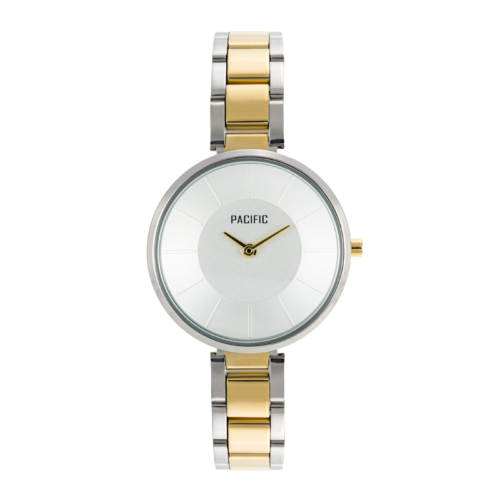 zrebrno-złoty damski zegarek X6009-2 z kolekcji pacific fiord