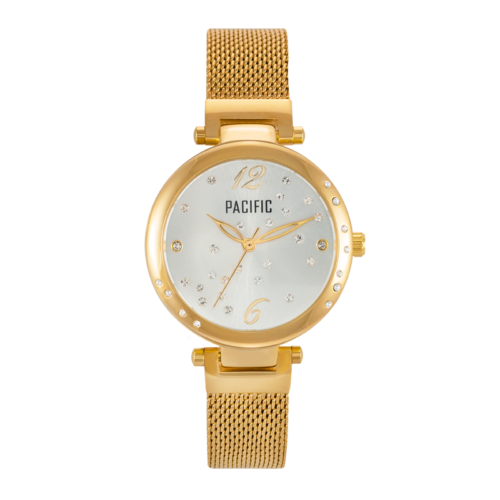 złoty damski zegarek X6033 z kolekcji pacific fashion